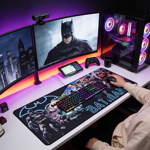 SUBSONIC DC Comics Batman Mouse Pad 35x15 in Extra Large Mousepad - Image 2