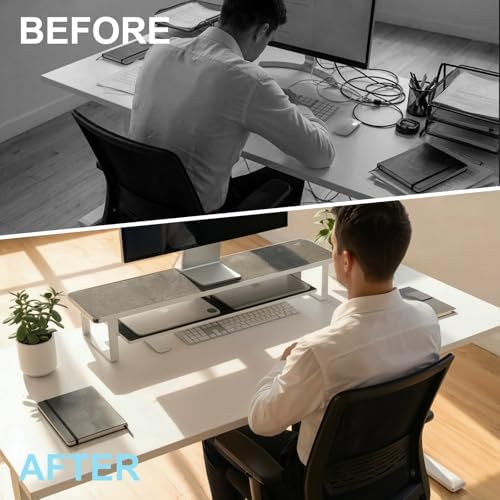 Dual Monitor Stand Riser, 31.5 Inch - Image 6