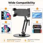 Portable Monitor Stand for Desk, Heavy Duty Adjustable Tablet Stand Holder - Image 4