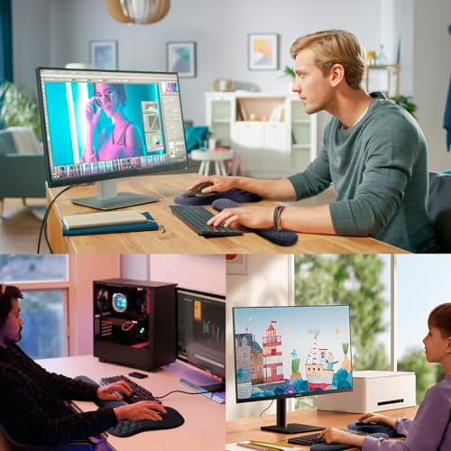 Ergonomic Mouse Pad Wrist Support, 2 in 1 Keyboard Wrist Rest Set - Image 7