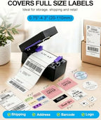Bluetooth Thermal Label Printer,4x6 Shipping Label Printer - Image 3