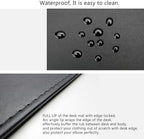 AKOZLIN 27.55”x 18.9" Soft PU Leather Surface Office Desk Mouse Mat Anti-Push Pad with Full Grip Fixation Lip Table Blotter Edge-Locked Protector - Image 6