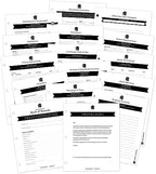 Homeowner's Book of Records Binder, Organize Household Receipts and Home Repair Record Keeping (Navy) - Image 5