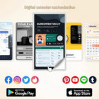 32 inch Digital Calendar,electronic digital wall touch screen smart calendar with Google Play Multi-calendar Sync for planner organizers Wall/Desk Stand - Image 5