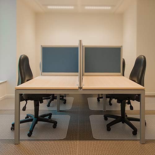 Kuyal Desk Chair Mat for Carpet, 51'' x 63'' Rectangle Transparent Mats for Chairs Good for Desks, Office and Home, Easy Glide, Protects Floors for Low and No Pile Carpeted Floors - Image 5