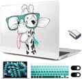 MEEgoodo for M5/M4/M3/M2 MacBook Air 15 inch Case 2026 2025 2024 2023, Case Fit Model (A3448/A3241/A3114/A2941) for MacBook Air 15.3 inch, Funny Giraffe by MEEgoodo