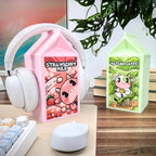 Milk Carton Headphone Stand - Universal Headset Holder - Cute Headphone Stand Hanger - Kawaii Desk Accessories - Pink Gaming Setup - Sturdy Desk Headset Mount (Lavender Milk) - Image 6