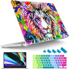 Tuiklol for 2026 2025 2024 2023 MacBook Air 15 inch Case Model M5 A3448 M4 A3241 M3 A3114 M2 A2941 Hard Shell Case for MacBook 15.3'' Cover, Lion by Tuiklol