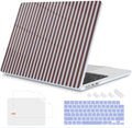 Mektron for 2026/2025/2024/2023 MacBook Air 15 INCH M5 A3448 /M4 A3241 /M3 A3114 /M2 A2941 Case, Printed Plastic Hard Shell Cover with 15.3" Liquid Retina Display Touch ID, Striped MK030 by Unknown