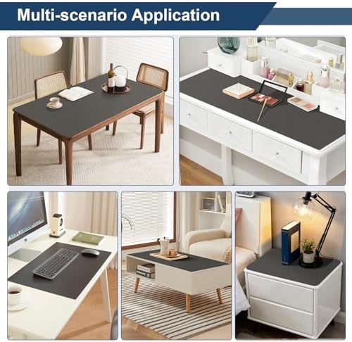 OstepDecor 24 x 72 in Black Table Protector 1.5mm Thick Plastic Table Cover - Image 5