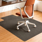 Funwheat Office Chair Mat with Lip for Hard Floors, 36 x 48 in, Espresso by FunWheat