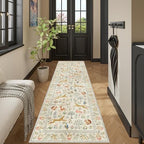 DUKINO 2x6 Runner Rug, Washable Animal Kitchen Rugs Non Slip, Beige - Image 6