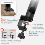 Vondynote Studio Monitor Stands Desk Clamp Speaker Stands with Cable Hole - Image 5