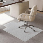 Chair Mat for Carpeted Floor with Lip,47''×36'' PVC Carpet Protector for Low Pile Carpets Heavy Duty Effective Grip Anti-Slip,Won't Crack,Easy to Clean for Office and Home by SHAREWIN