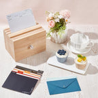 ORIGACH Wooden Recipe Box 5x7 Recipe Card Box - Image 5