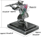 Knight Pen Holder Magnetic Cool Desk Accessories and Organizers Executive Soldier Knight Pen Holder Nice Christmas Gift for Boyfriend Husband Dad Son - Image 4