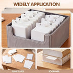 Chuangdi 1000 Pcs Trading Card Dividers with Tabs, Blank Paper Divider Card for Storage Boxes, Standard Vertical for Games Sports TCG Playing Cards Storage, 2.6 x 3.7 Inches - Image 6
