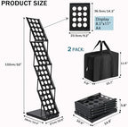 Foldable Brochure Display Stand with Carrying Bag, Literature Stand, 2 Pack - Image 4