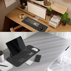 PATIKIL 47.2" x 23.6" Large Felt Desk Pad Protector, Non-Slip Desk Mat Full Table Mouse Pad Keyboard Mats for Laptop Computer Writing Desk Table Gaming Home, Black - Image 7