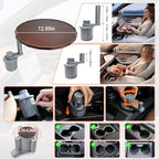 Car Desk for Laptop, Car Food Tray for Tesla Model Y/3, Car Tray Table, Cup Holder Tray for Eating, Laptop Work & Charging Stops, 4-Way Locking Base - Image 6
