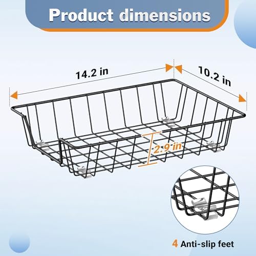 A4 Letter Magazine Desk File Storage Tray Organizer Bin (6) - Image 2