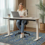 48"x60" Office Chair Mat for Hardwood Floor, Non-Slip Washable Dark Blue - Image 7