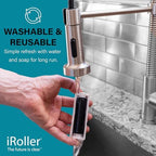 iPad Screen Cleaner by iRoller - Pack of 3 - No Need for Spray or Wipes, Liquid Free - Reusable & Washable -Portable Phone Screen Cleaner for Touchscreen- Ideal for Smartphone, Macbook, Monitor - 3.5" - Image 6