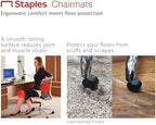 Staples Office Chair Mat, Clear, Hard Floors, 60x46 Inch, Textured - Image 5