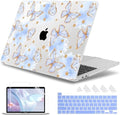 May Chen for MacBook Pro 16 inch A2141 2020 2019 Release, Screen Protector & Keyboard Cover Plastic Soft-Touch Case for MacBook Pro 16-inch with Touch Bar & Touch ID - Blue Butterfly by MayChen