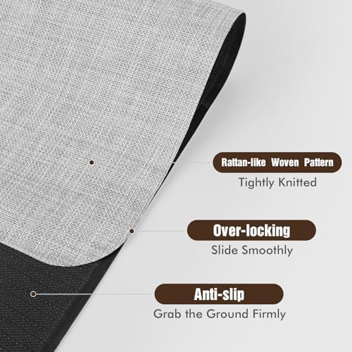 Blvornl Office Chair Mat for Hardwood Floor, Computer Chair Mat, 45"x 53" - Image 5