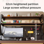 Metal Desk Storage Shelf，Desk Shelf Organizer with Pegboard & Accessories - Image 3