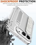 for iPhone Ultra Case with Pen Holder & Stylus & Finger Strap Clear - Image 5