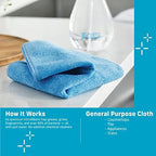 E-Cloth Microfiber Cloth, World's Leading Premium Microfiber Cleaning Cloth, Twice as Durable as Competition, 1 Year Guarantee, Ideal for Kitchen, Countertops, Sinks, and Bathrooms, Green, 4 Pack - Image 2