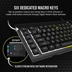 Corsair K55 RGB PRO Membrane Wired Gaming Keyboard – Black - Image 4