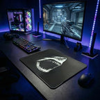 Glass Gaming Mousepad, 13x16 inch Shark Pattern Tempered Glass Mousepad, Professional Esport MousePads - Image 2