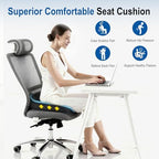Lofty Aim Car Seat Cushion for Driving, Memory Foam Driver Seat Cushion - Image 2