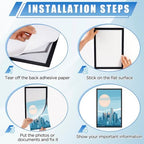 12 Pack Magnetic Sign Holder 11 x 17 inches with Magnetic Border - Image 4