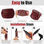 Tatuo 151 ft Braided Cable Sleeve Expandable Wire Sheathing(Red, Black) - Image 3