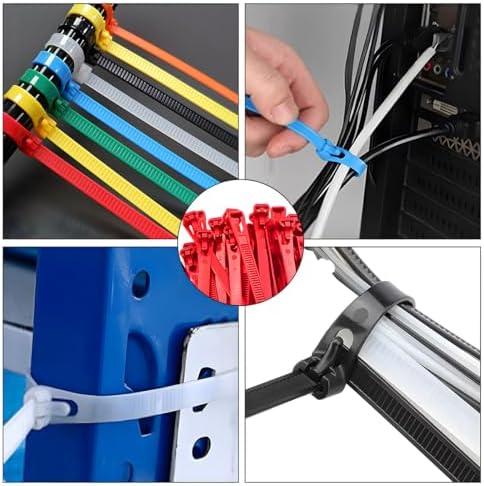 250 Pack 12 Inch Heavy Duty Reusable Zip Ties Red ?UV Resistant, 55 LBS Tensile Strength, Weatherproof Cable Ties for Outdoor, Industrial, and Harsh Environments - Image 6