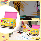 Classroom Wooden Pencil Dispenser Kit with Sharp Dull Labels,Multicolor - Image 6