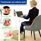 Foot Rest for Under Desk at Work, Ergonomic Under Desk Footrest with Washable Cover for Office, Home & Gaming Leg Elevation Pillow Fruit Green - Image 3