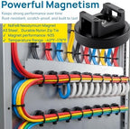 225-Pc Magnetic Cable Ties Set,Magnetic Zip Tie Mounts & Cable Ties - Image 4
