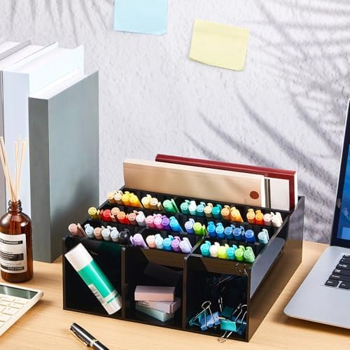 MotiMind Acrylic Pen and Marker Organizer for 150 Markers - Image 5