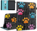 Case for Samsung Galaxy Tab S11 Ultra 14.6 Inch 2025(SM-X930/X936B),Card Slot PU Leather TPU Case Pen Holder Auto Wake Sleep,Colorful Paw by Unknown