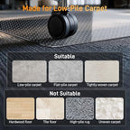 Clear Office Chair Mat 36" x 48" for Low-Pile Carpet - Image 3