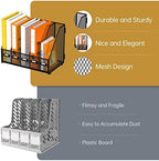 DALTACK 5-Slot Magazine File Holder, Metal Binder Holder, Black - Image 5