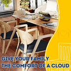 AAAAAcessories Chair Cushions for Dining Chairs, 17 x 16 x 2 in, Set of 4 - Image 6