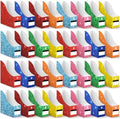 Jutom 32 Pcs Cardboard Magazine File Holders Organizer, Solid, Glitter by Jutom