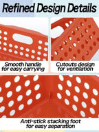 6 Pcs 14.2"x10.5" Thick Durable Paper Turn in Trays Classroom Organization - Image 7