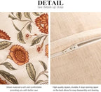ISAENNE French Linen Rectangle Throw Pillow Cover,Set of 2,28"x12"-Albano A - Image 6